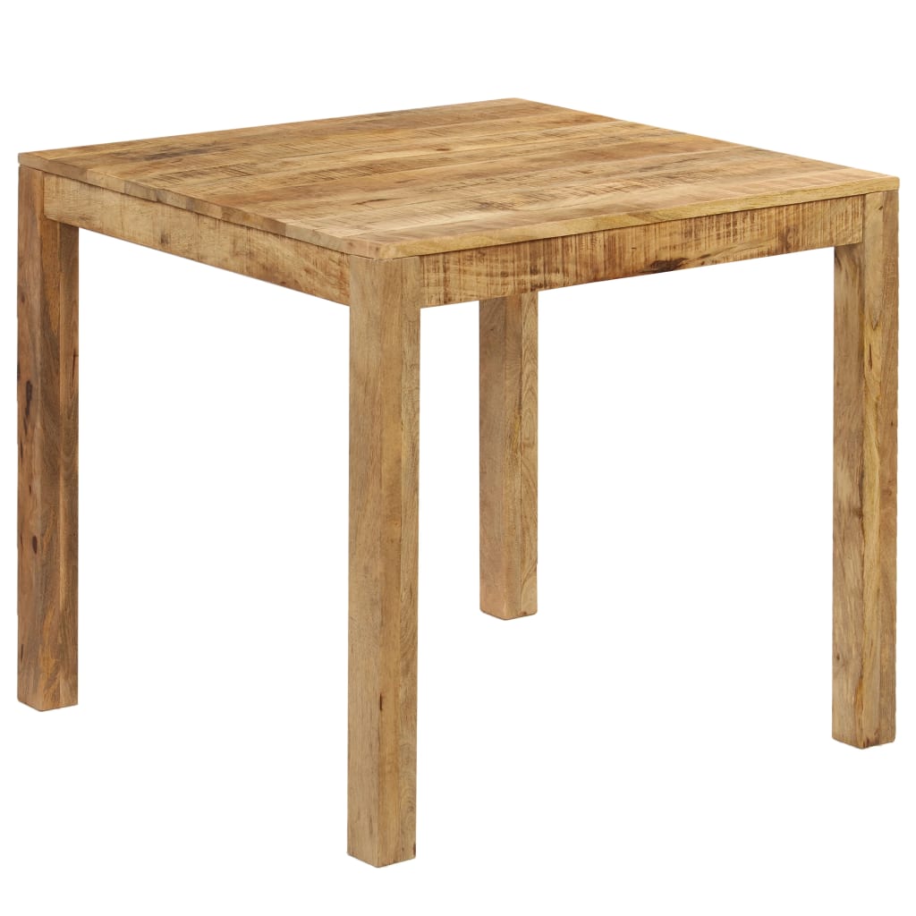 246704 vidaXL Dining Table Solid Mango Wood 82x80x76 cm