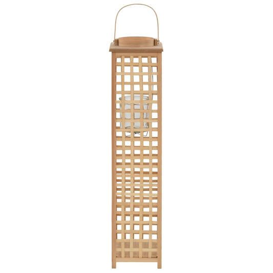 Candle Holder | Natural | Bamboo, Glass | Medium | Portable Candle Holder | Natural | Bamboo, Glass | Medium | Portable