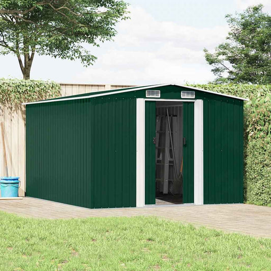 Garden Shed | Green | Galvanised steel | 257x298x178 cm | Garden Shed Garden Shed | Green | Galvanised steel | 257x298x178 cm | Garden Shed