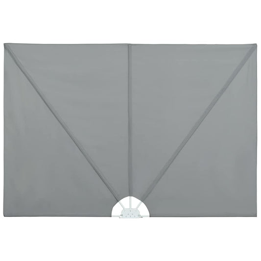 44566 vidaXL Collapsible Terrace Side Awning Grey 400x200 cm 44566 vidaXL Collapsible Terrace Side Awning Grey 400x200 cm
