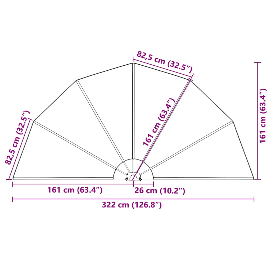 Collapsible Terrace Side Awning Cream 200 cm