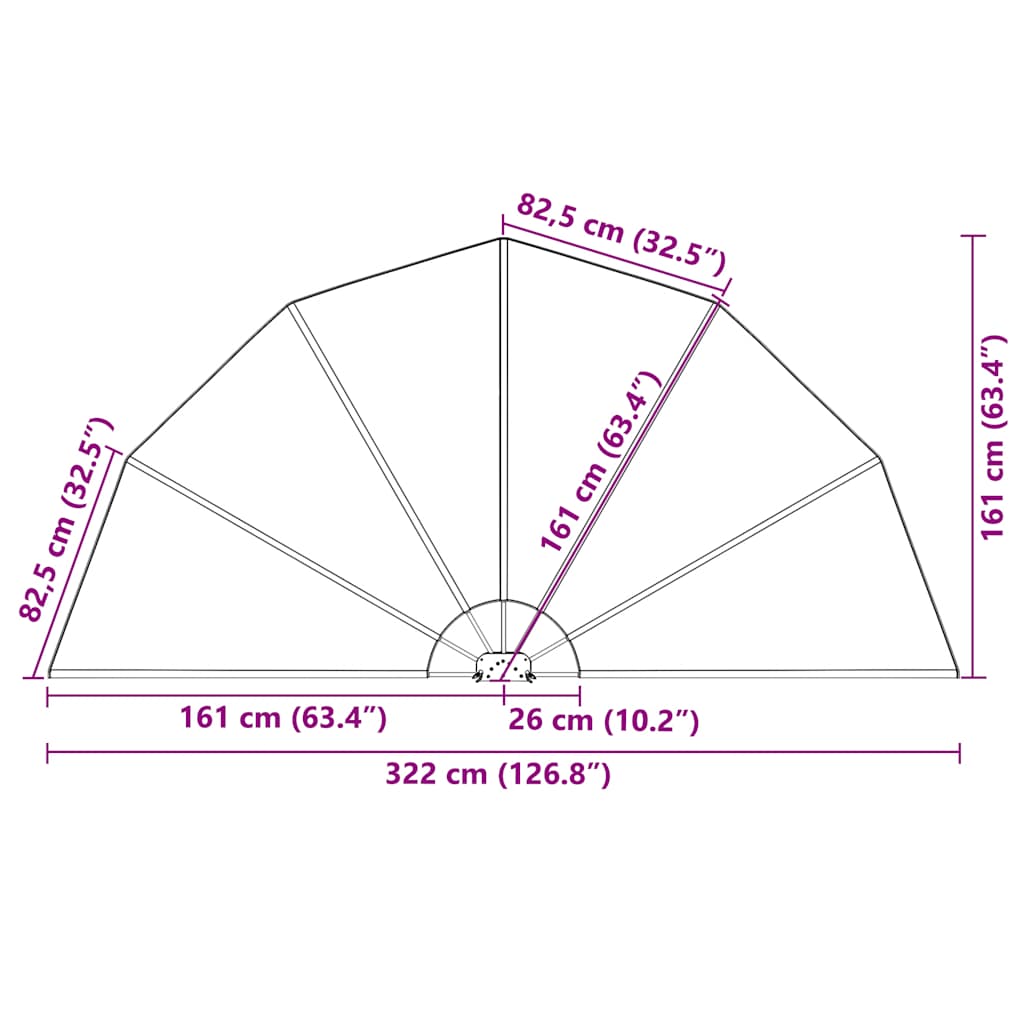 44580 vidaXL Collapsible Terrace Side Awning Terracotta 200 cm