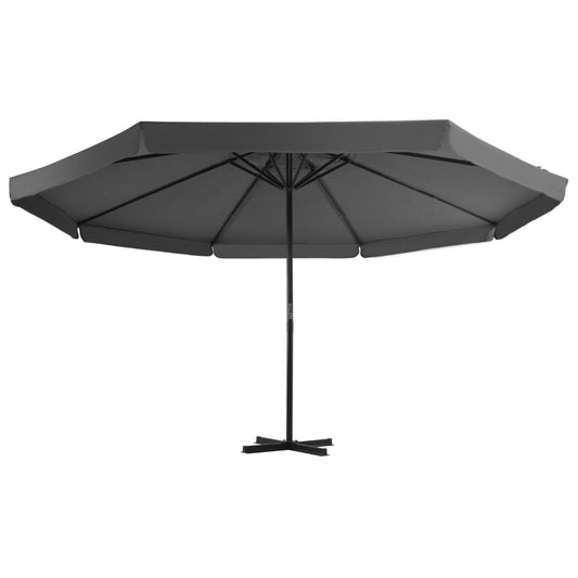 Garden Parasol | Anthracite | Polyester | Large | Foldable Garden Parasol | Anthracite | Polyester | Large | Foldable