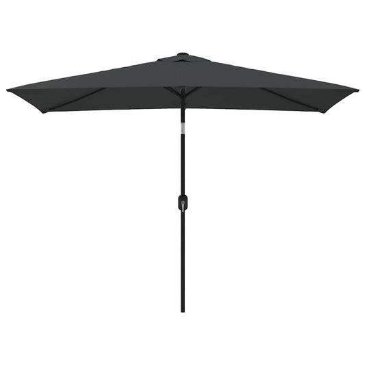 Garden Parasol | Anthracite | Polyester | 300x200 cm | Tiltable Garden Parasol | Anthracite | Polyester | 300x200 cm | Tiltable