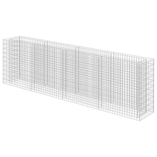 Gabion Raised Bed Galvanised Steel 360x50x100 cm Gabion Raised Bed Galvanised Steel 360x50x100 cm