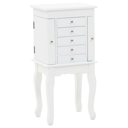 Free Standing Jewelery Cabinet White Free Standing Jewelery Cabinet White
