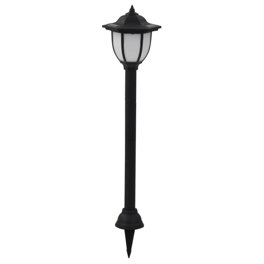 Outdoor Solar Lamps 3 pcs LED Black Outdoor Solar Lamps 3 pcs LED Black