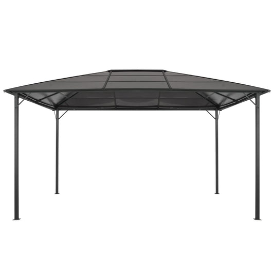 Gazebo with Roof Aluminium 4x3x2.6 m Black Gazebo with Roof Aluminium 4x3x2.6 m Black