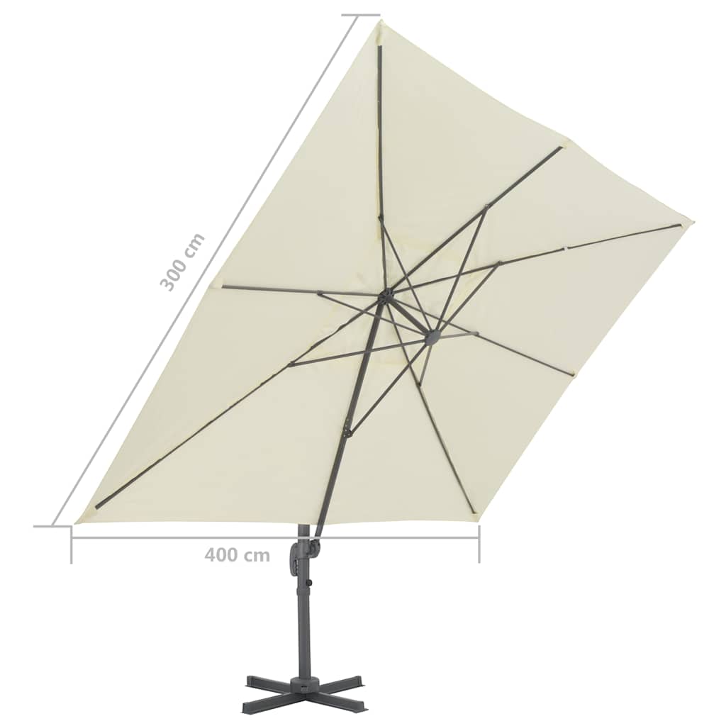 Cantilever Garden Parasol | Sand