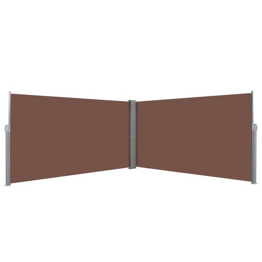 143681 vidaXL Retractable Side Awning 160x600 cm Brown 143681 vidaXL Retractable Side Awning 160x600 cm Brown