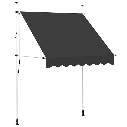 Manual Retractable Awning 200 cm Anthracite Manual Retractable Awning 200 cm Anthracite