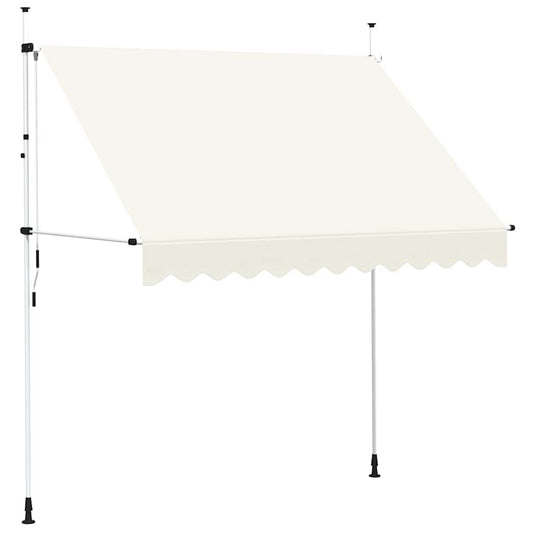 Manual Retractable Awning 250 cm Cream Manual Retractable Awning 250 cm Cream