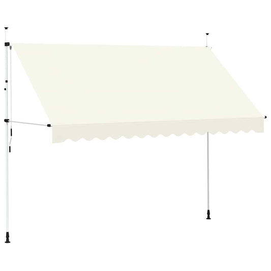 Manual Retractable Awning 350 cm Cream Manual Retractable Awning 350 cm Cream