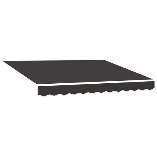 Awning Replacement Fabric Grey 350x250 cm Polyester Awning Replacement Fabric Grey 350x250 cm Polyester