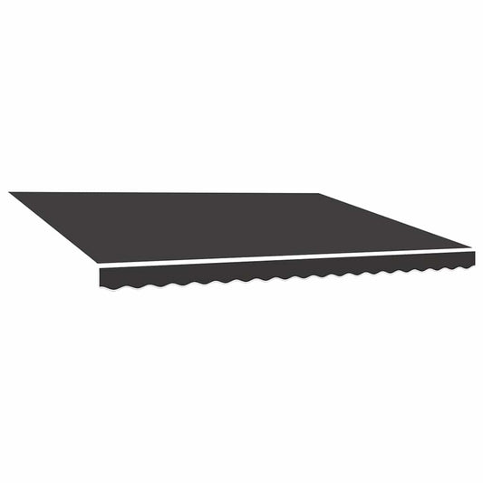 Awning Replacement Fabric Grey 500x300 cm Polyester Awning Replacement Fabric Grey 500x300 cm Polyester