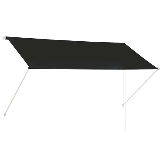 143760 vidaXL Retractable Awning 250x150 cm Anthracite 143760 vidaXL Retractable Awning 250x150 cm Anthracite