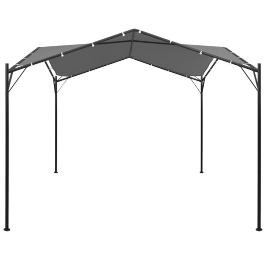 Gazebo | Anthracite | Powder-coated steel | 4x4 meters Gazebo | Anthracite | Powder-coated steel | 4x4 meters