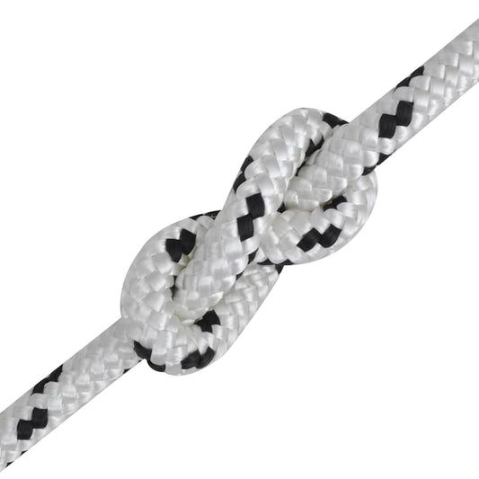 143794 vidaXL Braided Boat Rope Polyester 12 mm 250 m White 143794 vidaXL Braided Boat Rope Polyester 12 mm 250 m White