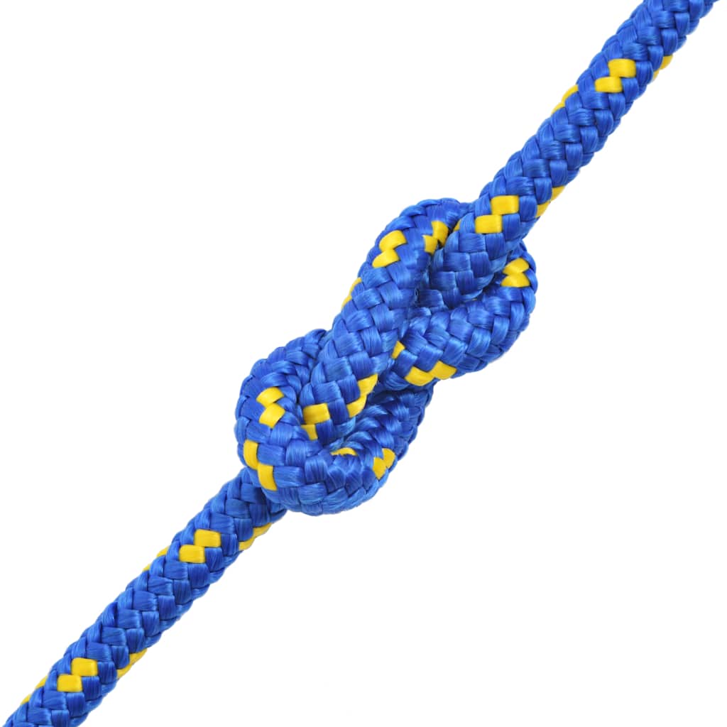 143828 vidaXL Marine Rope Polypropylene 14 mm 250 m Blue