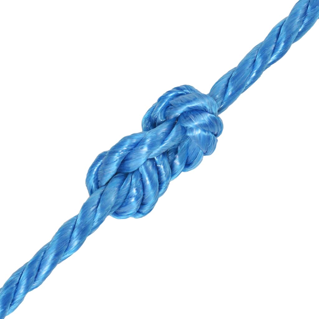 143851 vidaXL Twisted Rope Polypropylene 16 mm 250 m Blue