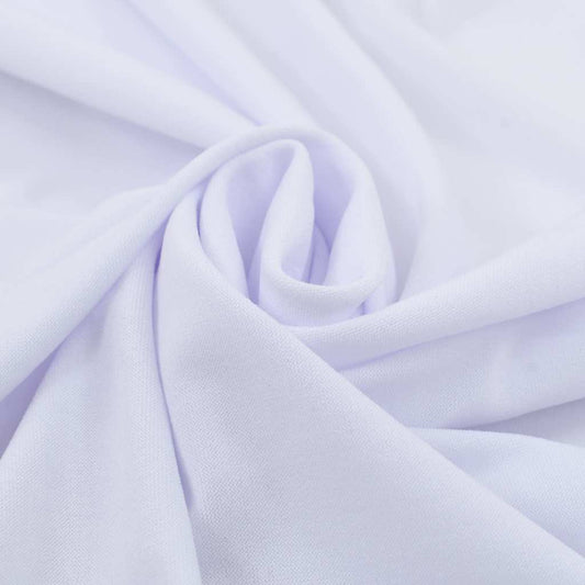 Table Cover | Set of 2 | White | 90% Polyester, 10% Elastane | 180x74 cm Table Cover | Set of 2 | White | 90% Polyester, 10% Elastane | 180x74 cm