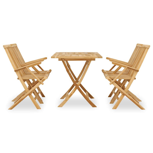 5 Piece Outdoor Dining Set Solid Teak Wood 5 Piece Outdoor Dining Set Solid Teak Wood