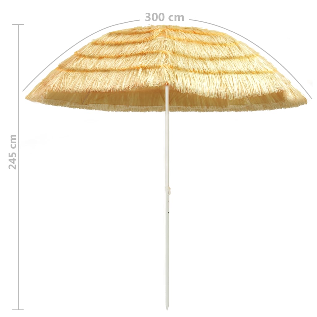 Beach Parasol | Natural | Polypropylene
