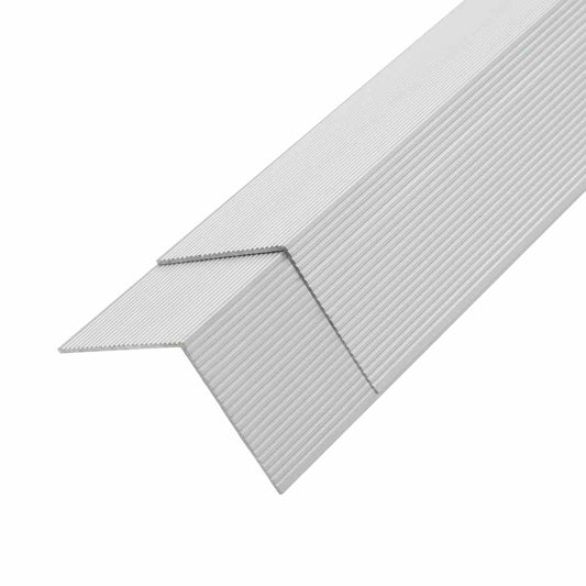 5 pcs Decking Angle Trims Aluminium 170 cm Silver 5 pcs Decking Angle Trims Aluminium 170 cm Silver