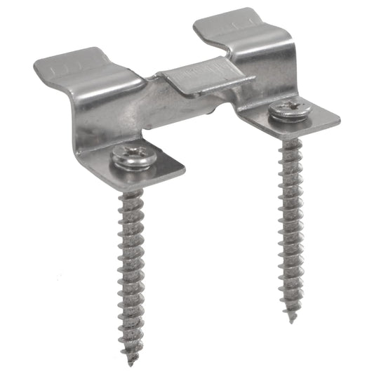 100 pcs Decking Clips with 200 Screws Stainless Steel 100 pcs Decking Clips with 200 Screws Stainless Steel