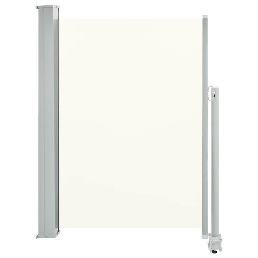 Patio Retractable Side Awning 100 x 300 cm Cream Patio Retractable Side Awning 100 x 300 cm Cream