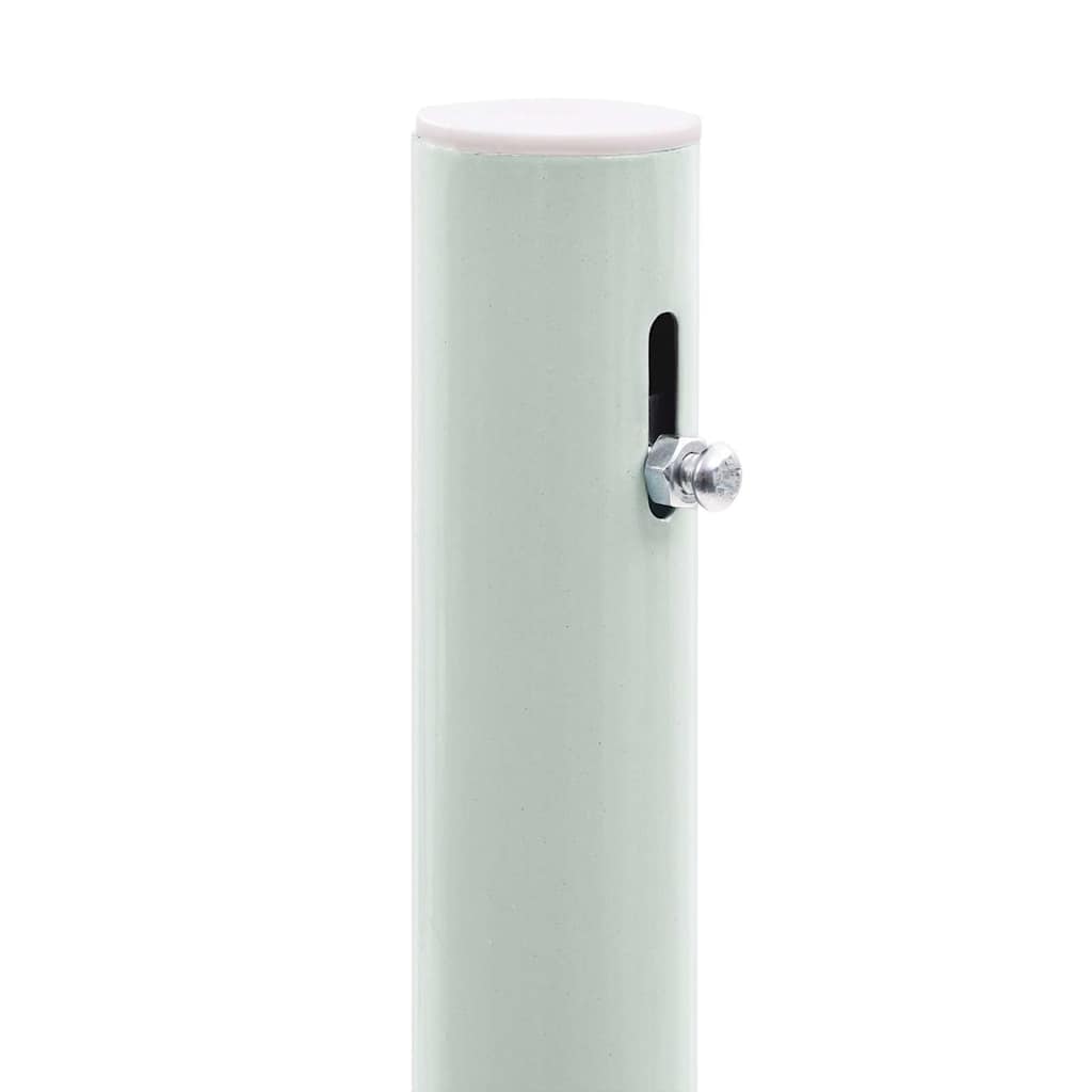Side Awning | Green grey | 100% Polyester fabric, Steel frame