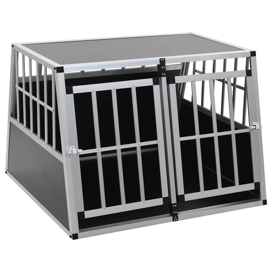 170665 vidaXL Dog Cage with Double Door 94x88x69 cm 170665 vidaXL Dog Cage with Double Door 94x88x69 cm