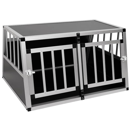 170667 vidaXL Dog Cage with Double Door 89x69x50 cm 170667 vidaXL Dog Cage with Double Door 89x69x50 cm