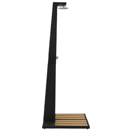 Garden Shower Poly Rattan WPC Garden Shower Poly Rattan WPC