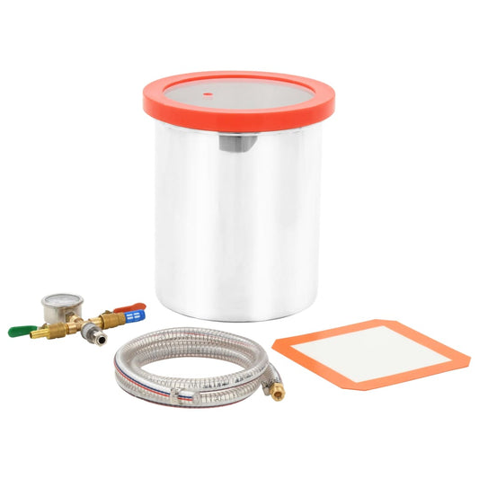 143866 vidaXL Vacuum Chamber Stainless Steel 11,42 L 143866 vidaXL Vacuum Chamber Stainless Steel 11,42 L