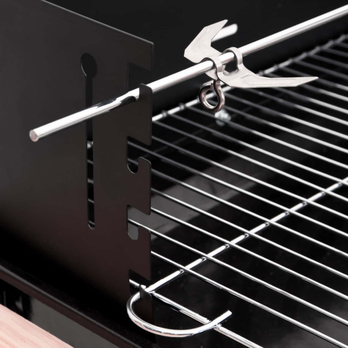 45367 vidaXL Charcoal BBQ Stand with Wheels
