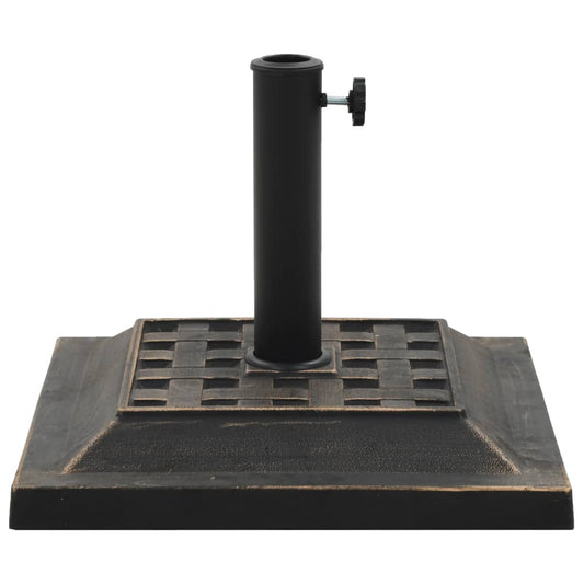 Parasol Base Square Polyresin 12 kg Bronze Parasol Base Square Polyresin 12 kg Bronze