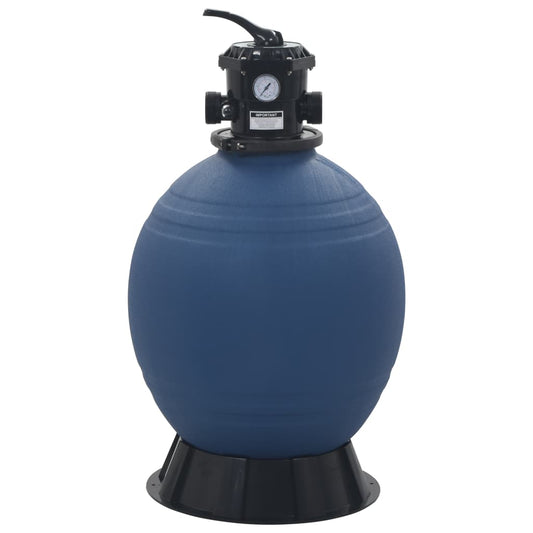 Pool Sand Filter with 6 Position Valve Blue 560 mm Pool Sand Filter with 6 Position Valve Blue 560 mm