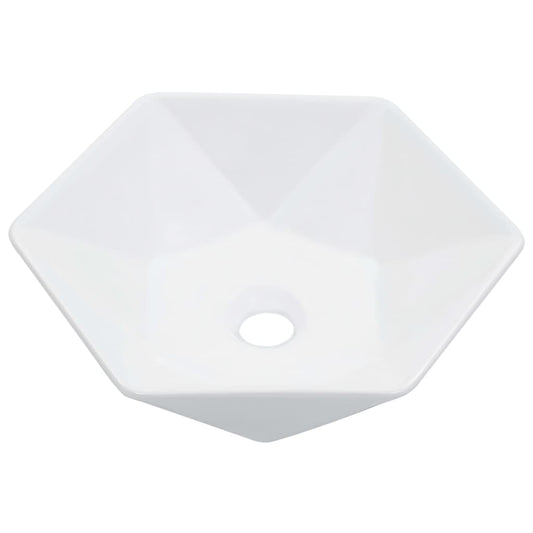 143913 vidaXL Wash Basin 41x36,5x12 cm Ceramic White 143913 vidaXL Wash Basin 41x36,5x12 cm Ceramic White