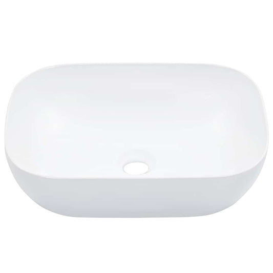 143915 vidaXL Wash Basin 45,5x32x13 cm Ceramic White 143915 vidaXL Wash Basin 45,5x32x13 cm Ceramic White