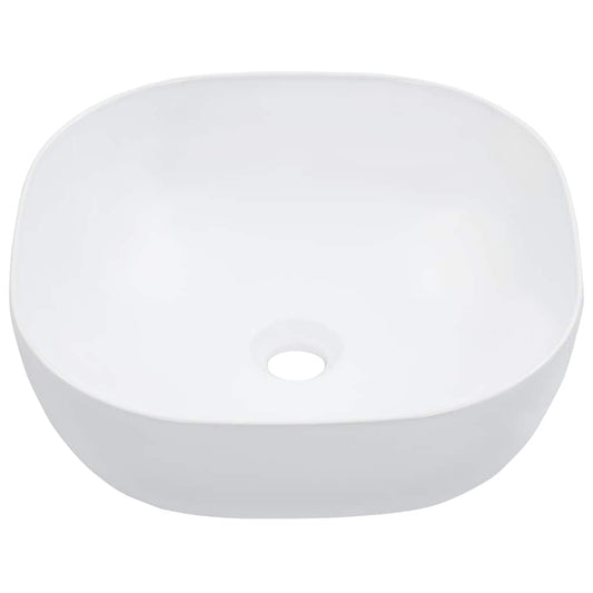 143917 vidaXL Wash Basin 42,5x42,5x14,5 cm Ceramic White 143917 vidaXL Wash Basin 42,5x42,5x14,5 cm Ceramic White