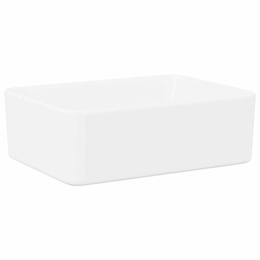 Wash Basin 40x30x13 cm Ceramic White Wash Basin 40x30x13 cm Ceramic White