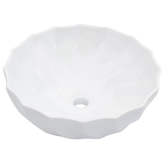 143921 vidaXL Wash Basin 46x17 cm Ceramic White 143921 vidaXL Wash Basin 46x17 cm Ceramic White