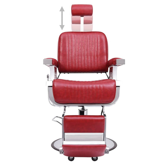 110169 vidaXL Barber Chair Red 68x69x116 cm Faux Leather 110169 vidaXL Barber Chair Red 68x69x116 cm Faux Leather