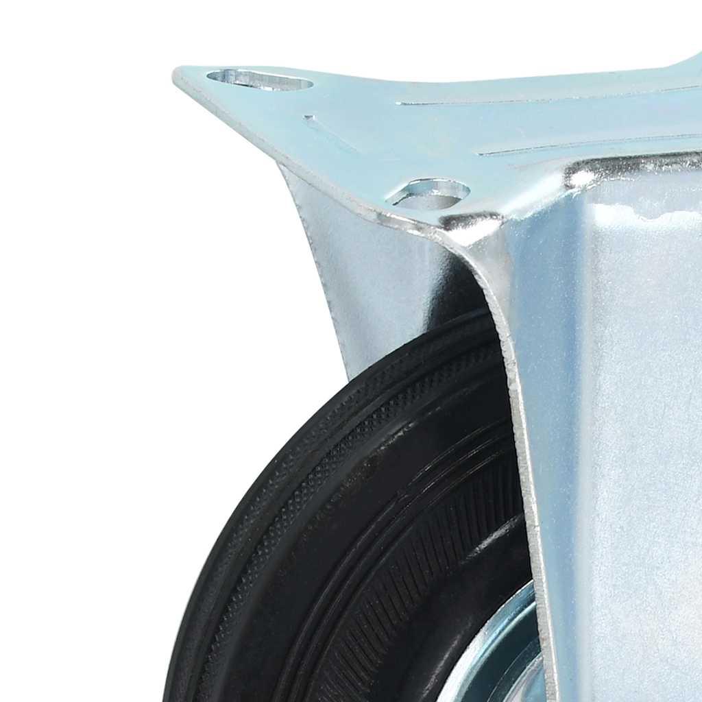 143447 vidaXL Fixed Casters 4 pcs 125 mm