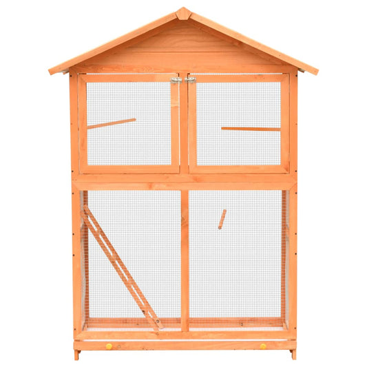 Bird Cage | Brown and Green | Pinewood, Polyester | Large | Bird Cage Bird Cage | Brown and Green | Pinewood, Polyester | Large | Bird Cage