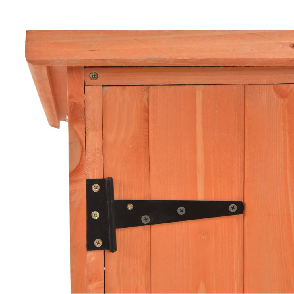 170650 vidaXL Garden Storage Shed 128x42x91 cm Wood