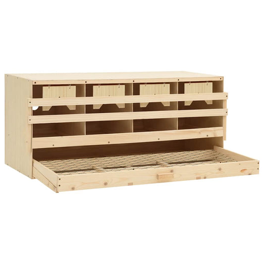 170658 vidaXL Chicken Laying Nest 4 Compartments 106x40x45 cm Solid Pine Wood 170658 vidaXL Chicken Laying Nest 4 Compartments 106x40x45 cm Solid Pine Wood
