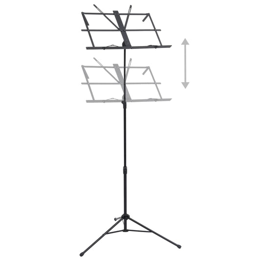 Music Book Stand Black Steel Music Book Stand Black Steel