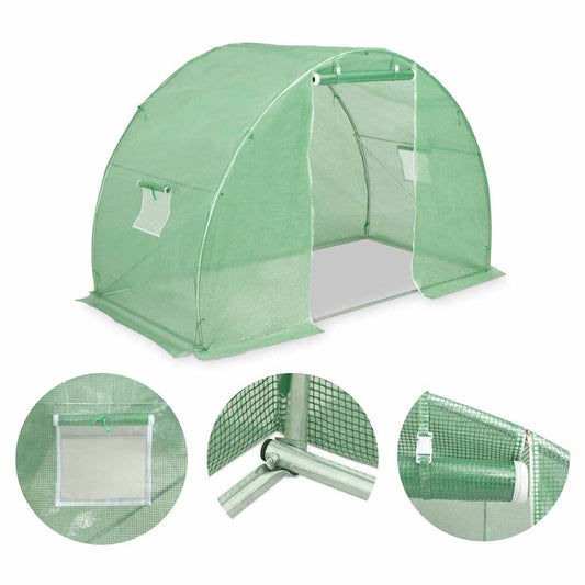 45533 vidaXL Greenhouse 4,5m² 300x150x200 cm 45533 vidaXL Greenhouse 4,5m² 300x150x200 cm